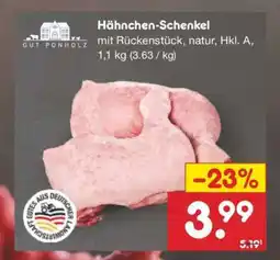 Netto Marken-Discount Hähnchen- schenkel Angebot