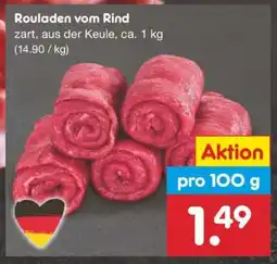 Netto Marken-Discount Rouladen vom Rind Angebot