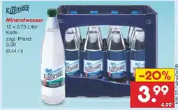 Netto Marken-Discount Mineralwasser Angebot