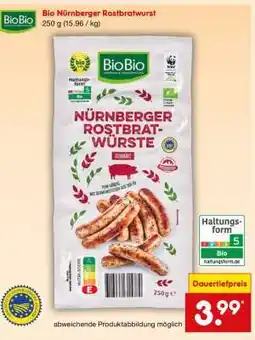 Netto Marken-Discount Bio-Nürnberger Rostbratwurst Angebot
