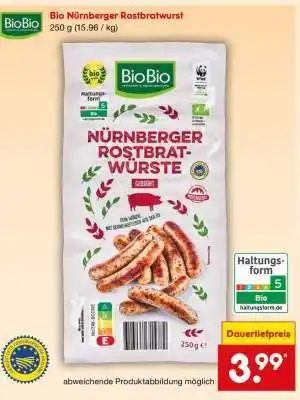 Netto Marken-Discount Bio-Nürnberger Rostbratwurst Angebot