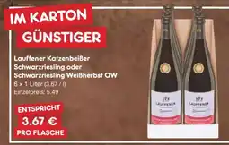 Netto Marken-Discount Lauffener Katzenbeißer Schwarzriesling oder Schwarzriesling Weißherbst QW Angebot