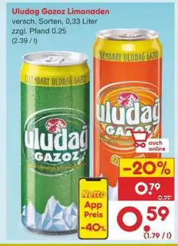 Netto Marken-Discount Uludag Gazoz Limonaden Angebot