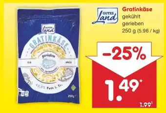 Netto Marken-Discount Gratinkäse Angebot