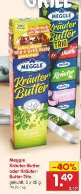 Netto Marken-Discount MEGGLE Kräuter Butter oder Kräuter Butter Trio Angebot