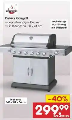 Netto Marken-Discount Deluxe Gasgrill Angebot