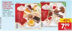 Netto Marken-Discount Coppenrath & Wiese Bunte Platte oder Festtagstorte Angebot