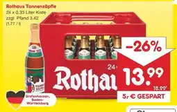Netto Marken-Discount Rothaus Tannenzäpfle Angebot