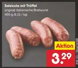 Netto Marken-Discount Salsiccia mit Trüffel Angebot