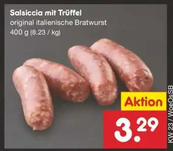 Netto Marken-Discount Salsiccia mit Trüffel Angebot