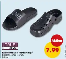 PENNY Pantoletten oder Phylon-Clogs Angebot