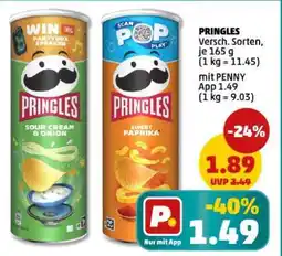 PENNY PRINGLES Versch. Sorten, je 165 g Angebot