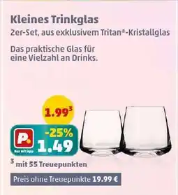 PENNY Kleines Trinkglas Angebot