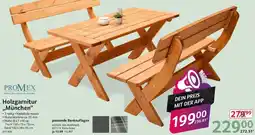 Selgros PROMEX Holzgarnitur „München“ Angebot