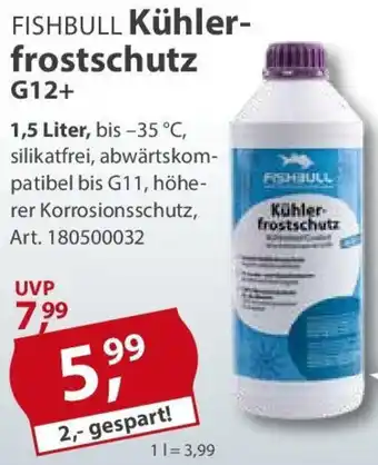 Sonderpreis Baumarkt FISHBULL Kühlerfrostschutz G12+ Angebot
