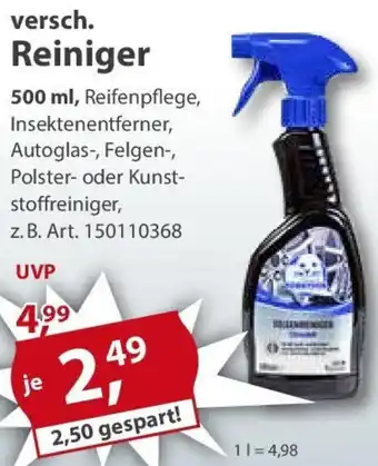 Sonderpreis Baumarkt versch. Reiniger Angebot