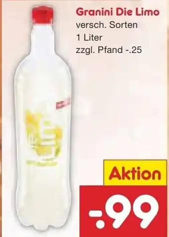 Netto Marken-Discount Granini die Limo 1 L Angebot