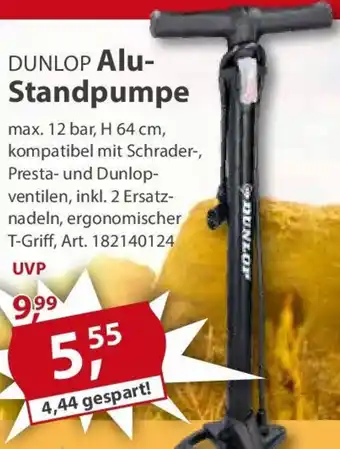 Sonderpreis Baumarkt DUNLOP Alu-Standpumpe Angebot