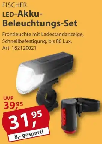 Sonderpreis Baumarkt FISCHER LED-Akku Beleuchtungs-Set Angebot