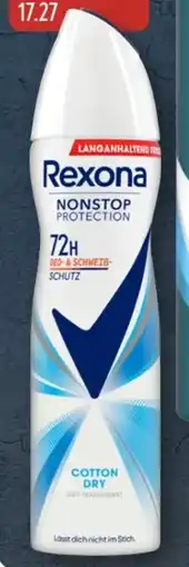 Aldi Süd Rexona Nonstop Protection Deospray Angebot