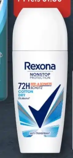Aldi Süd Rexona Nonstop Protection Roll-on Angebot