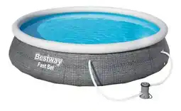 B1 Discount Baumarkt BestWay Aufstellpool-Set Fast Set Angebot