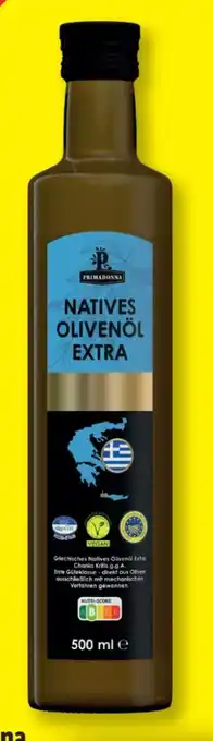 Lidl Primadonna Öl Natives Olivenöl Extra Angebot