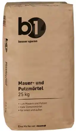 toom Baumarkt B1 Mauer-Putzmörtel Angebot