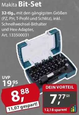 Sonderpreis Baumarkt Makita Bit-Set Angebot
