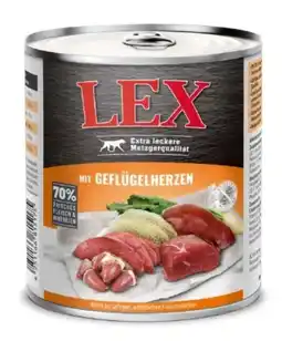 Das Futterhaus Lex Hunde Original mit Geflügelherzen Angebot