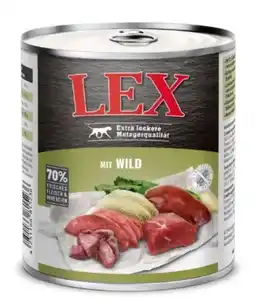 Das Futterhaus Lex Hunde Original mit Wild Angebot