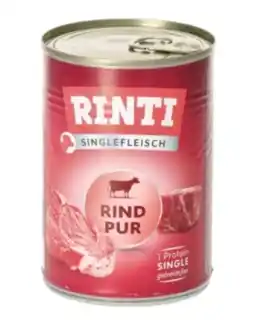 Das Futterhaus Rinti Singlefleisch Angebot