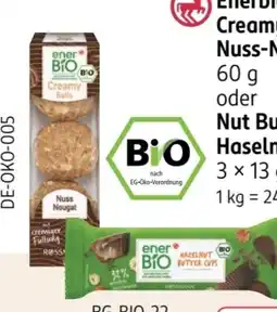 Rossmann enerBiO Creamy Balls Nuss-Nougat Angebot