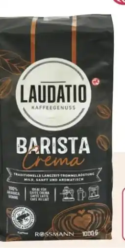 Rossmann Laudatio Ganze Bohne Barista Crema Angebot