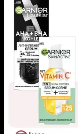 Rossmann Garnier Hautklar AHA + BHA Kohle Serum Angebot