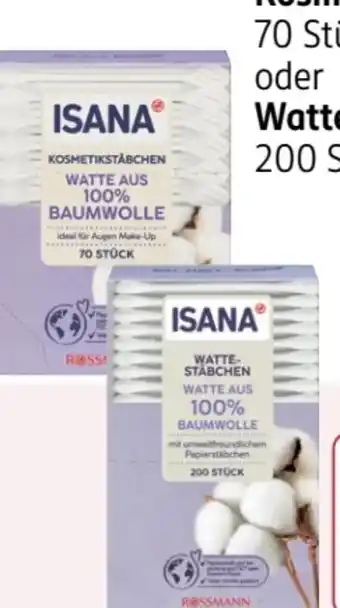 Rossmann Isana Kosmetikstäbchen Angebot