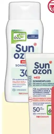 Rossmann Sunozon Sonnengel Med LSF 30 Angebot