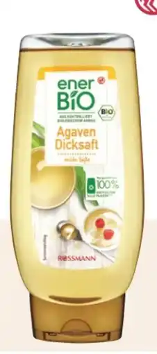 Rossmann enerBiO Agavendicksaft Angebot