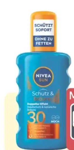 Rossmann Nivea Sun Schutz & Bräune Spray LSF 30 Angebot
