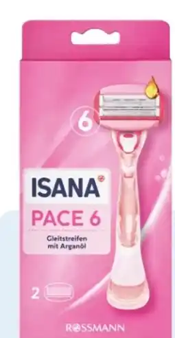 Rossmann Isana men Pace 6+ Rasierer Angebot