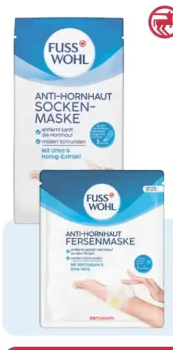 Rossmann Fusswohl Anti-Hornhaut Sockenmaske Angebot