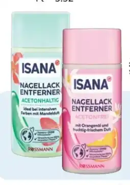 Rossmann Isana Nagellackentferner Acetonfrei Angebot