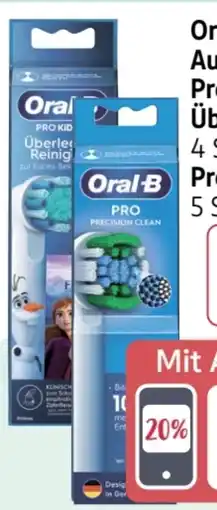Rossmann Oral-B Aufsteckzahnbürste Pro Kids 3+ Überlegene Reinigung Angebot