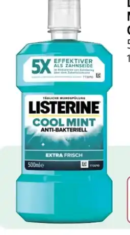 Rossmann Listerine Mundspülung Cool Mint Angebot
