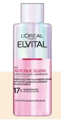 Rossmann L'Oréal Paris Elvital Glycolic Gloss Shampoo Angebot