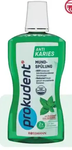 Rossmann Prokudent Mundspülung Angebot