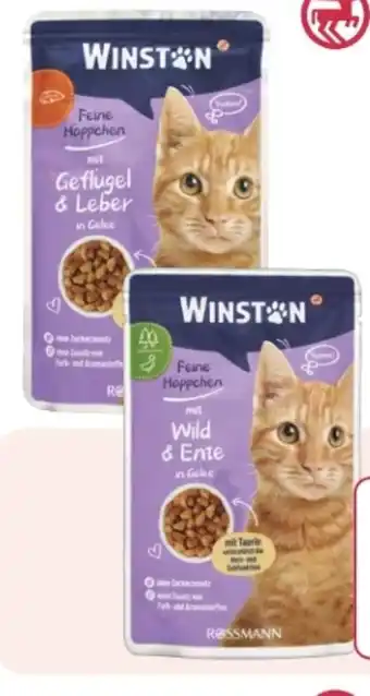 Rossmann Winston Feine Häppchen Katzennahrung Angebot