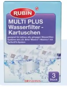Rossmann Rubin Wasserfilter Kartuschen Multi Plus Angebot