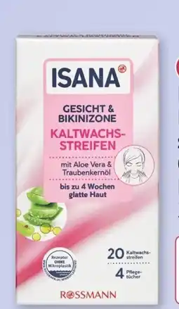 Rossmann Isana Kaltwachsstreifen Crazy Cactus Angebot