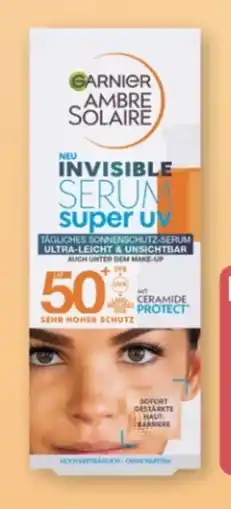 Rossmann Garnier Ambre Solaire Invisible Serum Super UV LSF 50+ Angebot